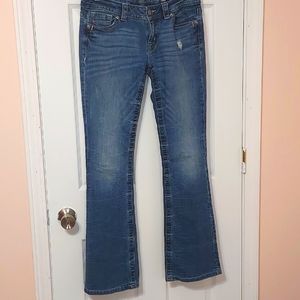 Womens Miss Me Midrise Boot Jean Size 27
